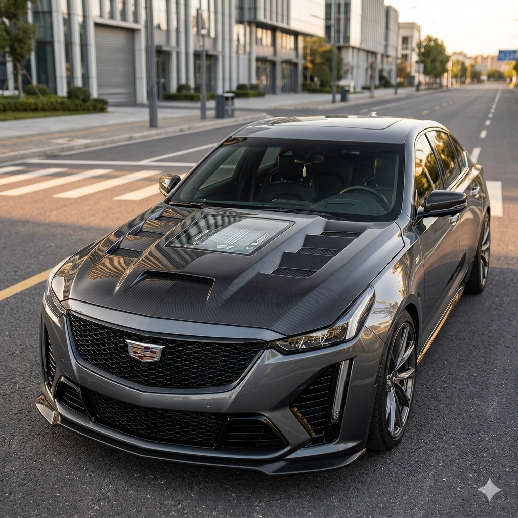 Cadillac CT5 Carbon Fiber Hood