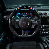 2018-2023 Ford Mustang S550 LED Carbon Fiber Steering Wheel - Hero product