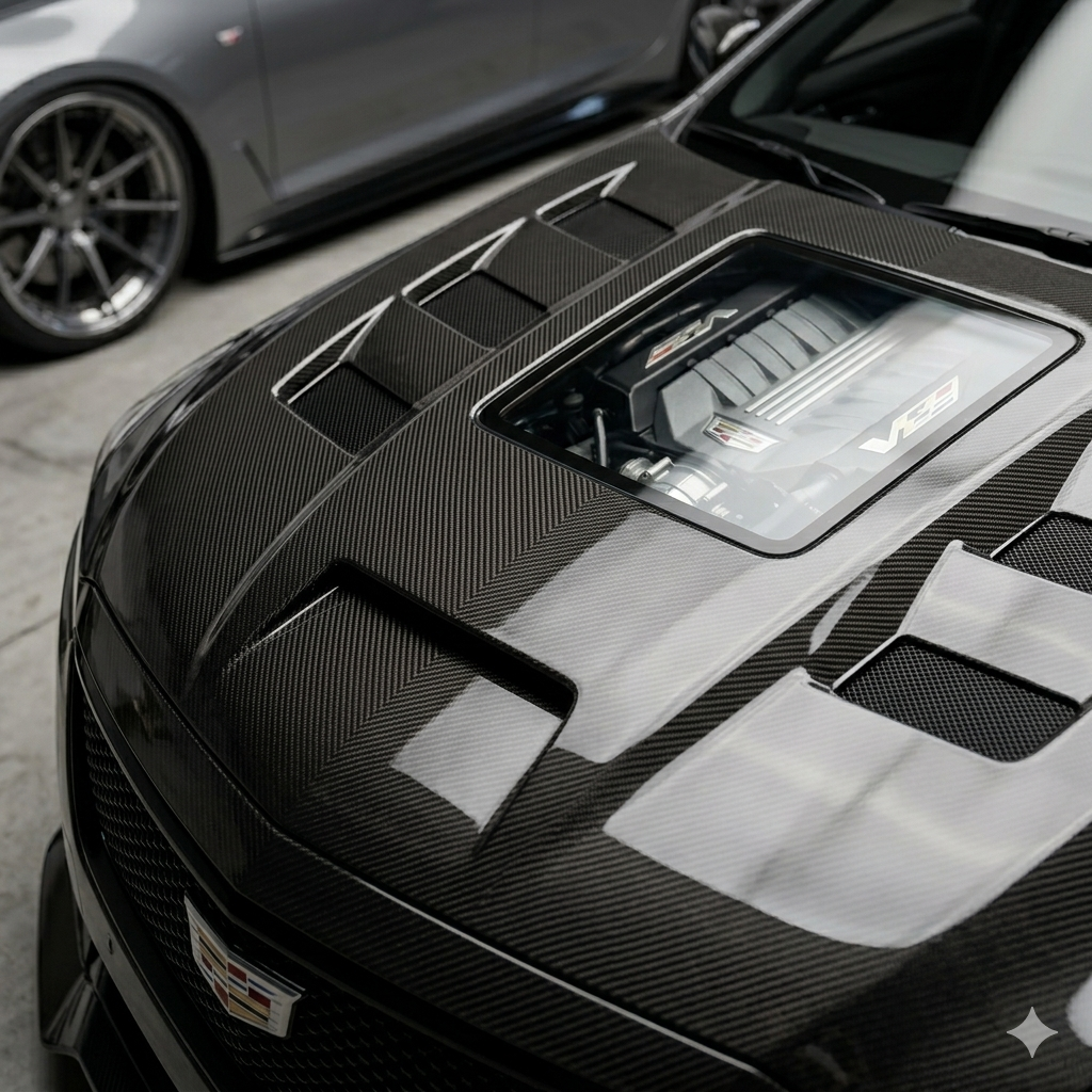 Cadillac CT5 Carbon Fiber Hood