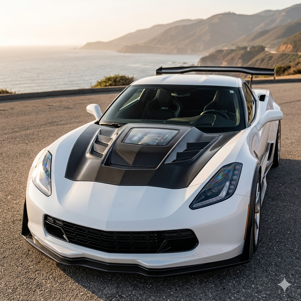 Corvette C6/C7 Carbon Fiber Hood