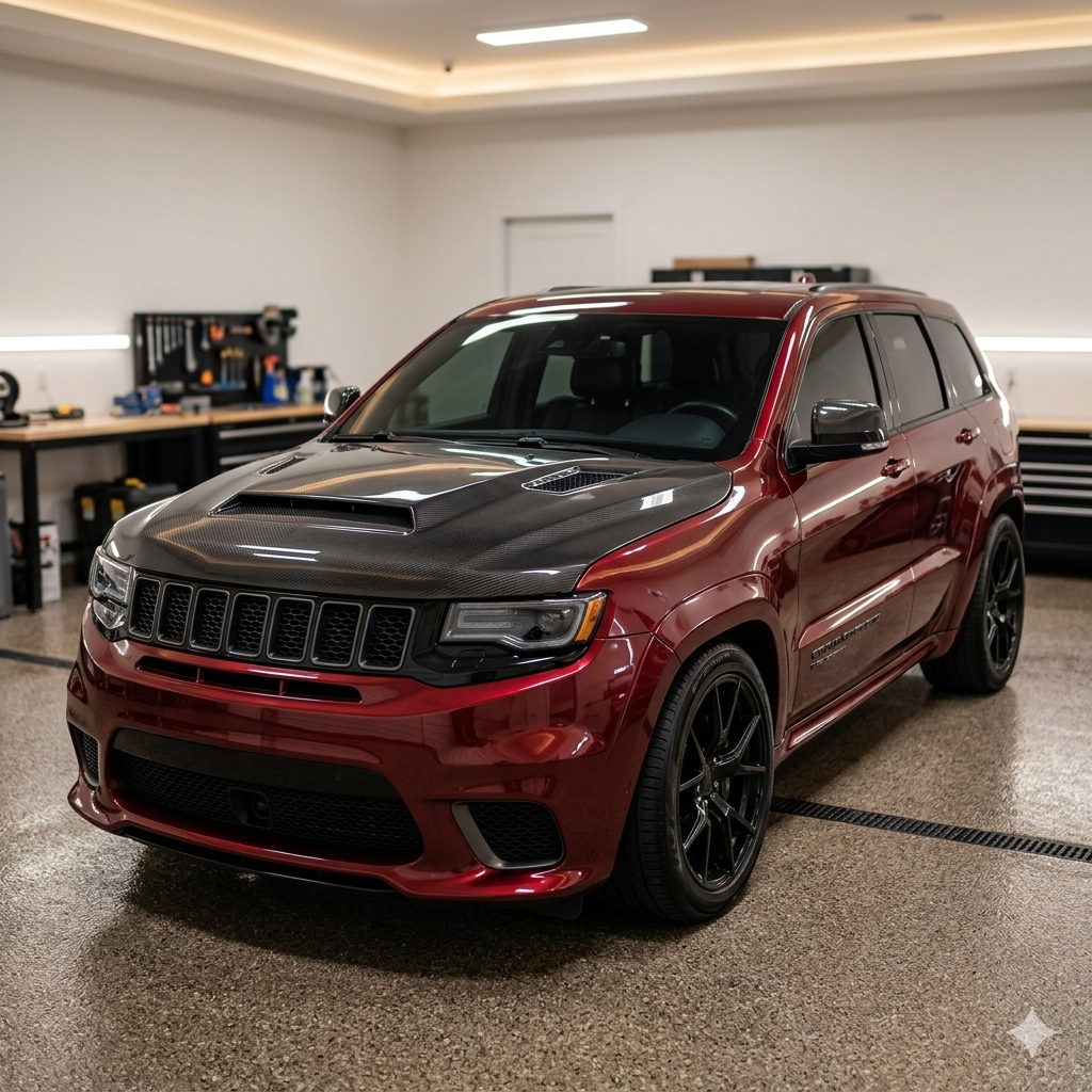 Jeep Grand Cherokee Carbon Fiber Hood