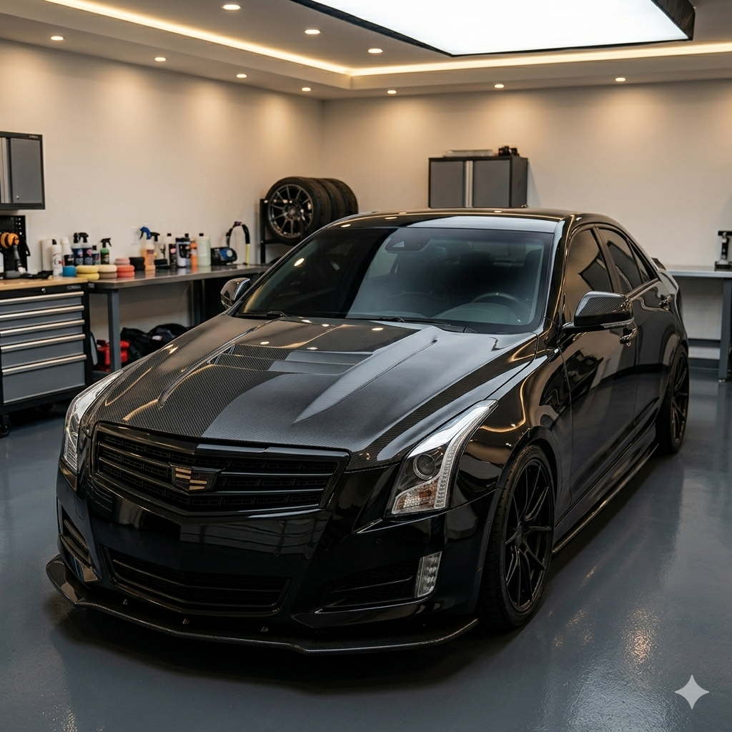 2014 Cadillac ATS Carbon Fiber Hood