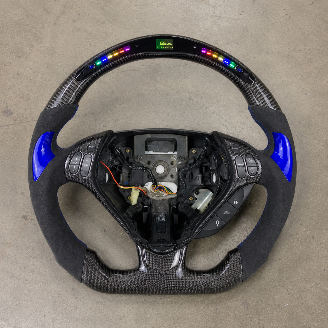 2007-2009 Acura TL LED Display Carbon Fiber Steering Wheel