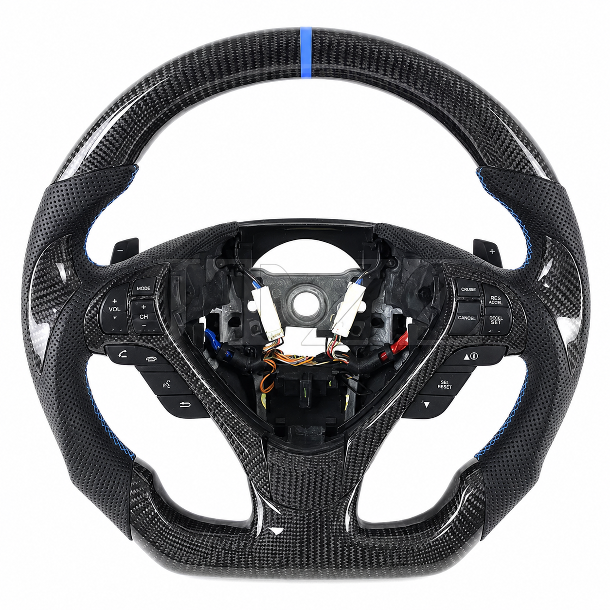 2007-2009 Acura TL Sport Leather Carbon Fiber Steering Wheel