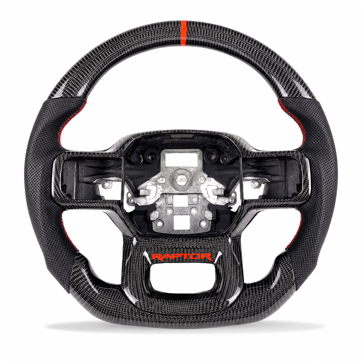 2019-2024 Ford F-150 Raptor Carbon Fiber Leather Steering Wheel