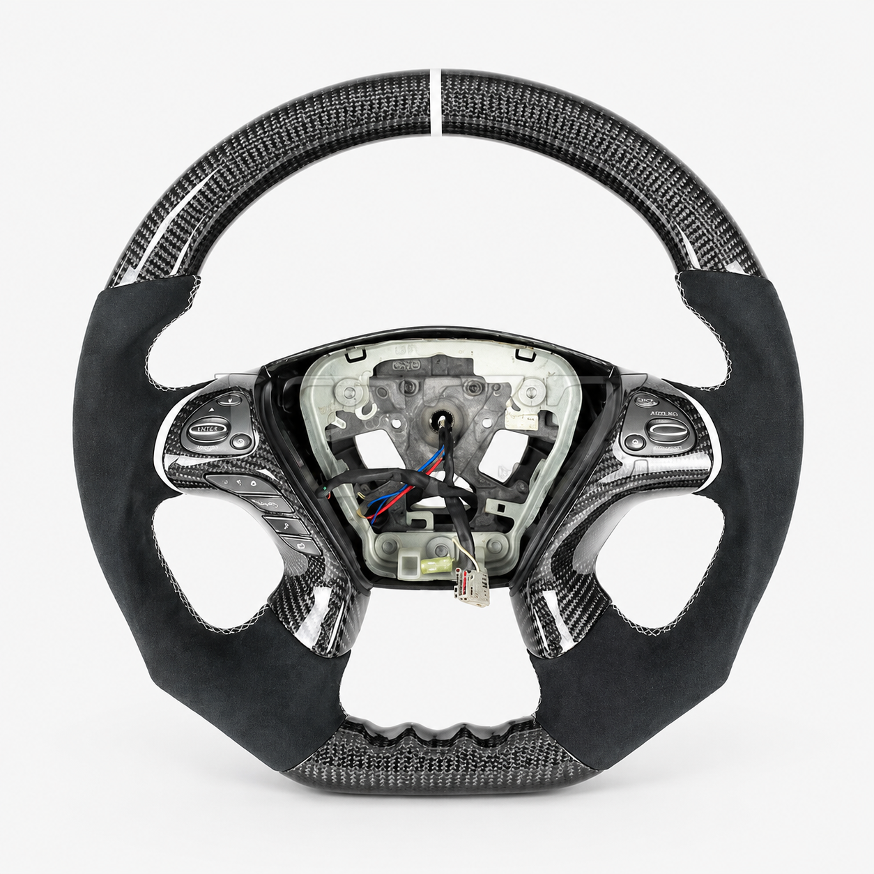 2010-2016 Infiniti Q70/QX70 Sport Leather Carbon Fiber Steering Wheel