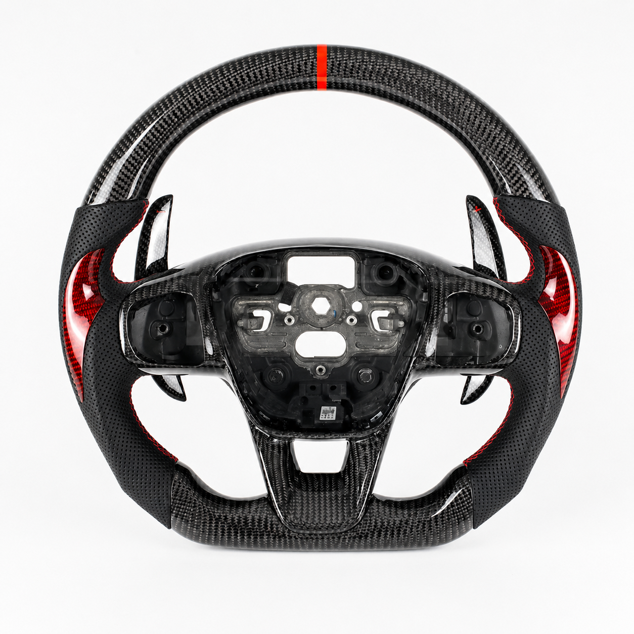 2015-2019 Ford Focus MK4 ST/RS Carbon Fiber Steering Wheel with Shift Paddles