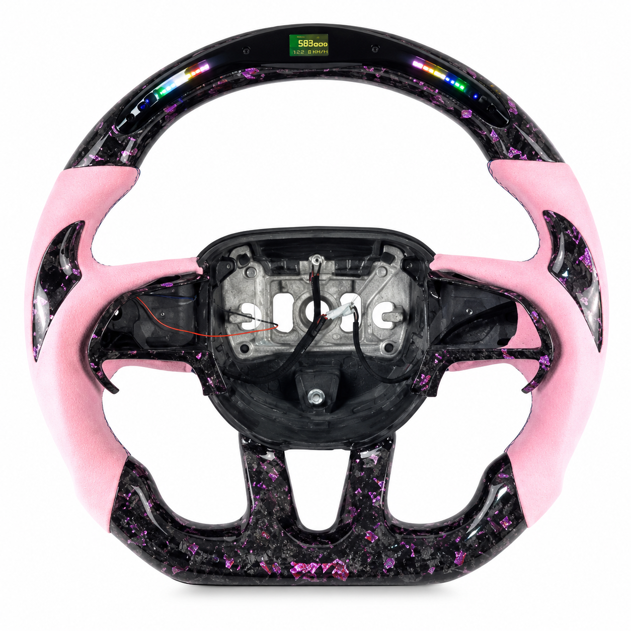 2015-2024 Dodge Challenger SRT LED Carbon Fiber Steering Wheel