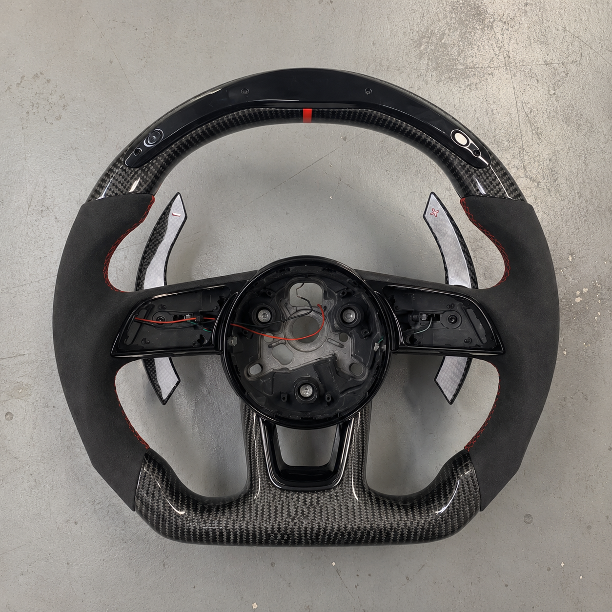 2017-2024 Audi A4/A5/S3/S4/S5/RS LED Carbon Fiber Steering Wheel