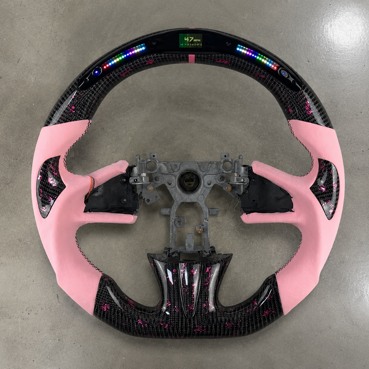 2015-2017 Infiniti Q50/QX50/Q60/QX60 LED Carbon Fiber Steering Wheel