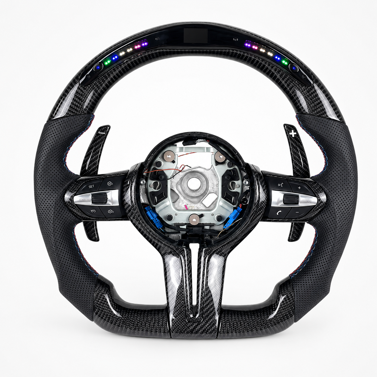 2011-2021 BMW F-Series M2/M3/M4 LED Paddle Carbon Fiber Steering Wheel