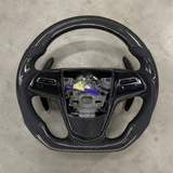 2013-2018 Cadillac ATS/CTS-V Carbon Fiber Leather Steering Wheel