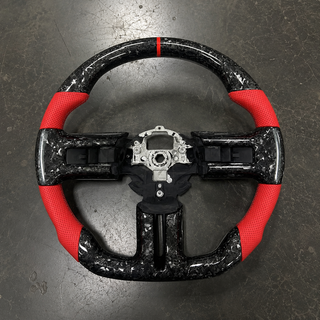 2005-2014 Ford Mustang S197 GT Carbon Fiber Leather Steering Wheel