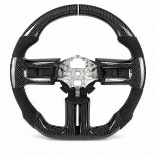 2015-2023 Ford Mustang S550 Flat Bottom Carbon Fiber Steering Wheel