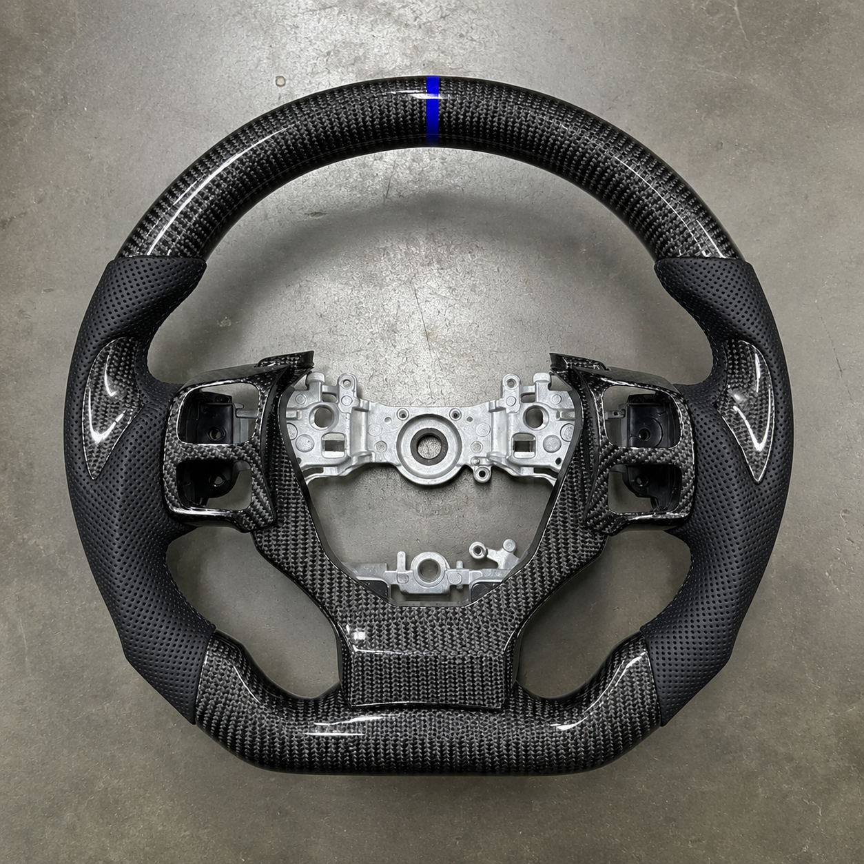 2020-2021 Lexus NX/LC/LS/IS/GS Alcantara Carbon Fiber Steering Wheel