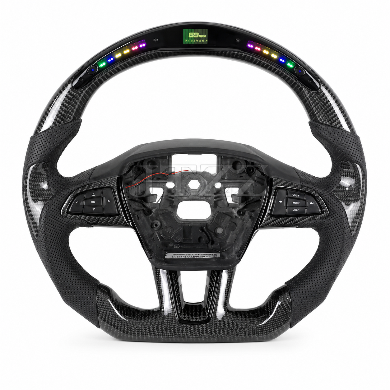 2012-2018 Ford Focus MK3 ST/RS Forged LED Carbon Fiber Steering Wheel