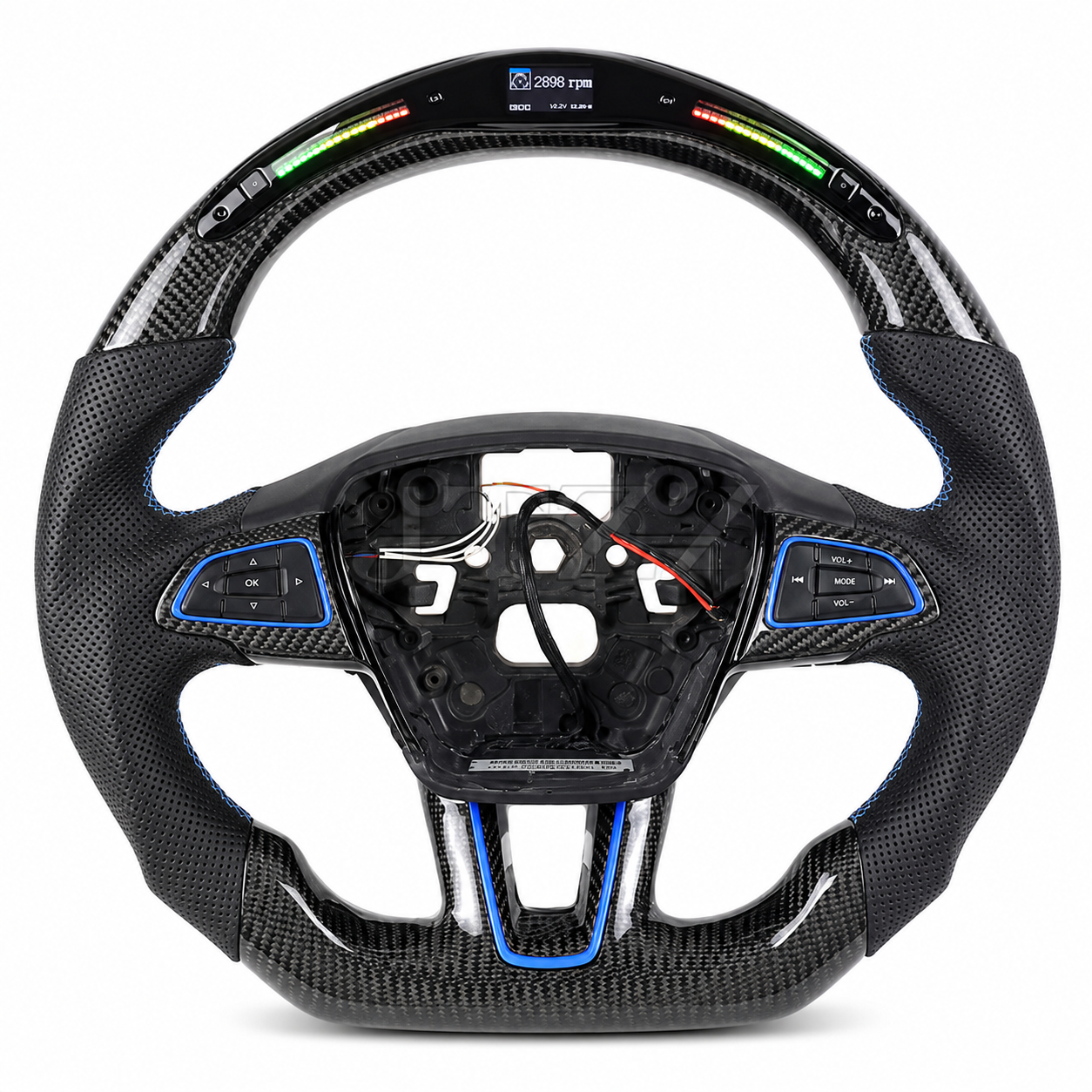 2012-2018 Ford Focus MK3 ST/RS LED Carbon Fiber Steering Wheel