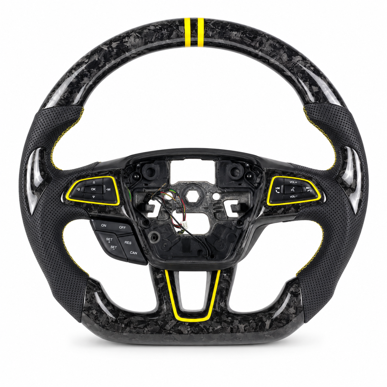 2012-2018 Ford Focus MK3 ST/RS Forged Suede Carbon Fiber Steering Wheel