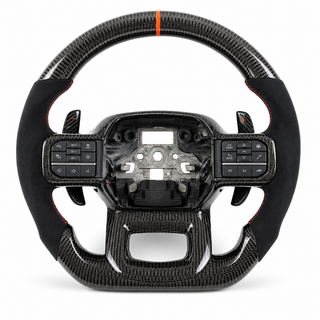 2019-2024 Ford F-150/Raptor/Ranger/Explorer Carbon Fiber Steering Wheel