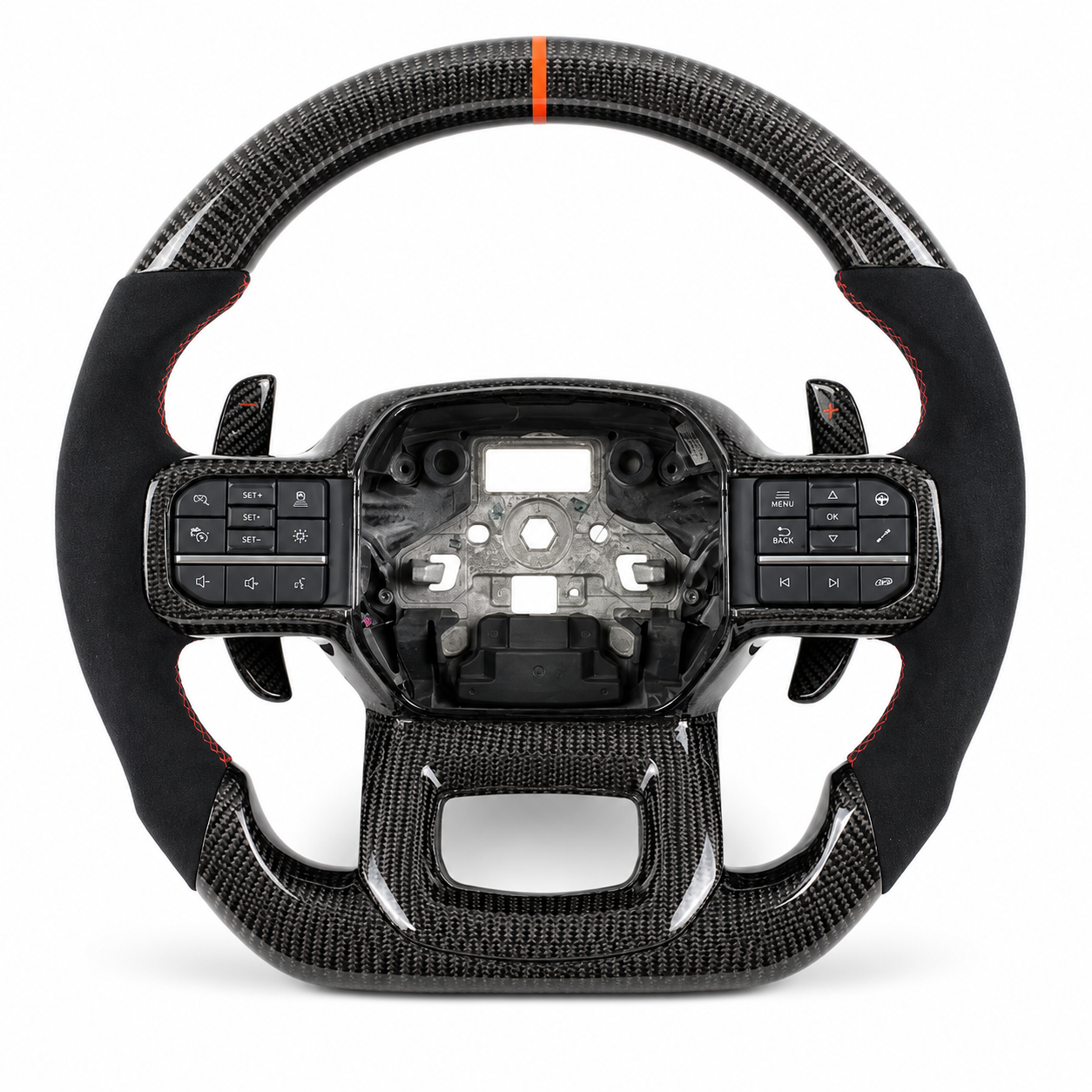 2019-2024 Ford F-150/Raptor/Ranger/Explorer Carbon Fiber Steering Wheel