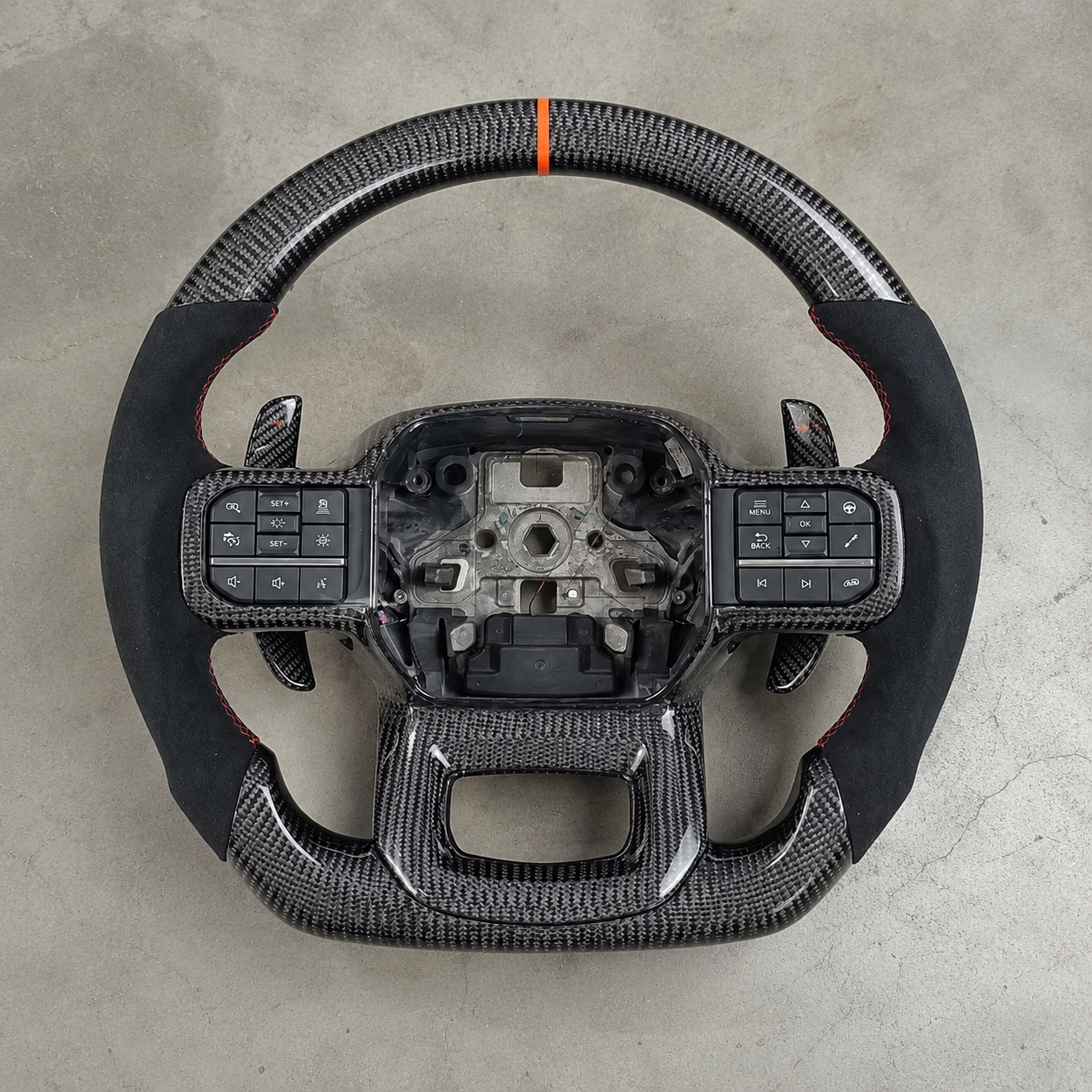 2019-2024 Ford F-150/Raptor/Ranger/Explorer Carbon Fiber Steering Wheel