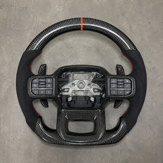 2019-2024 Ford F-150/Raptor/Ranger/Explorer Carbon Fiber Steering Wheel