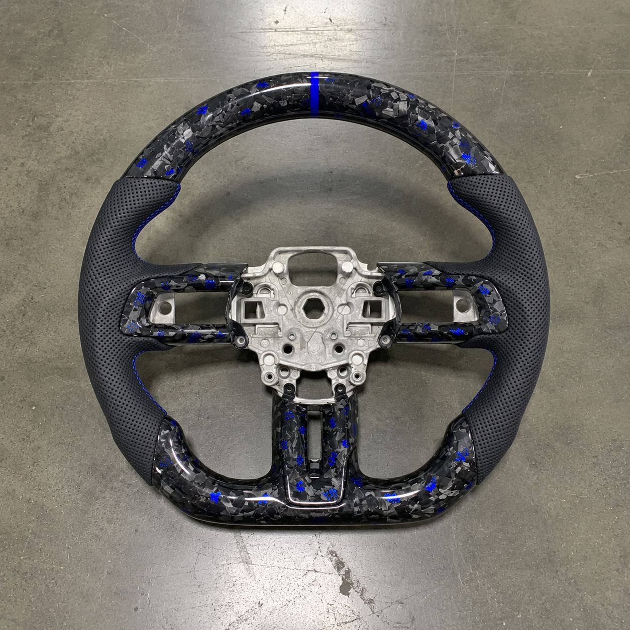 2015-2023 Ford Mustang S550 GT Forged Carbon Fiber Steering Wheel