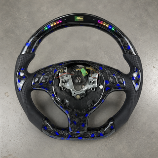 1999-2006 BMW E46/E39/E53 LED Forged Carbon Fiber Steering Wheel