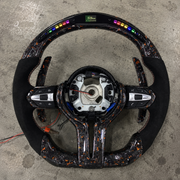 2011-2021 BMW F-Series M2/M3/M4 Forged Carbon Fiber LED Steering Wheel
