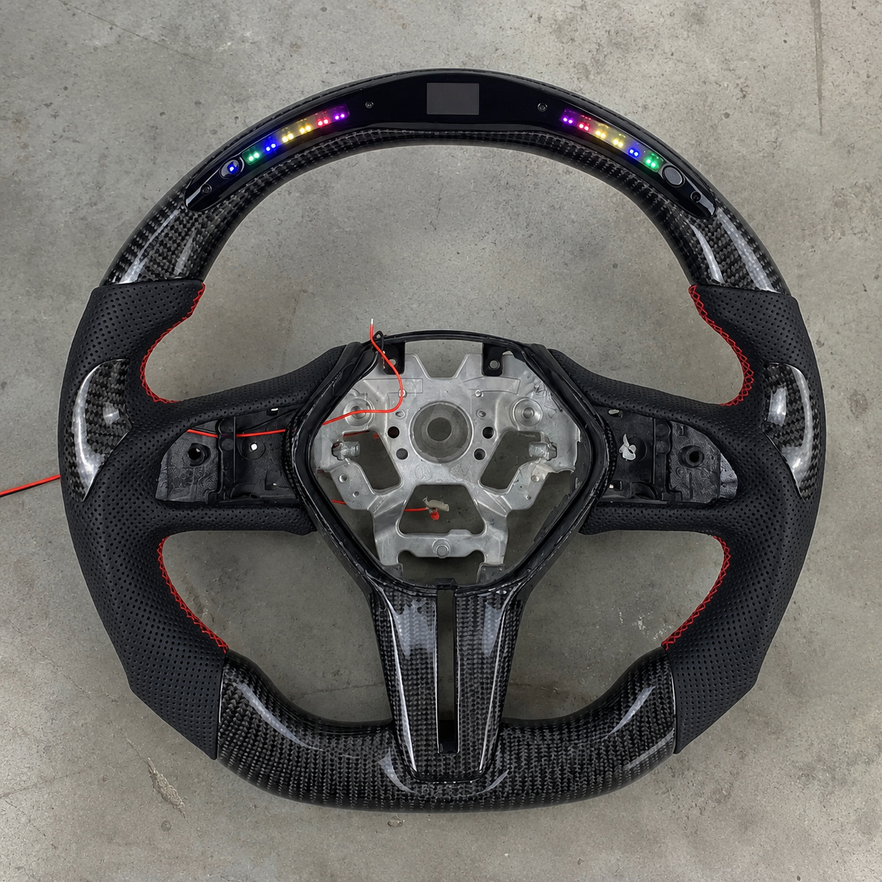 2014-2024 Infiniti Q50/Q60/QX50 LED Carbon Fiber Steering Wheel