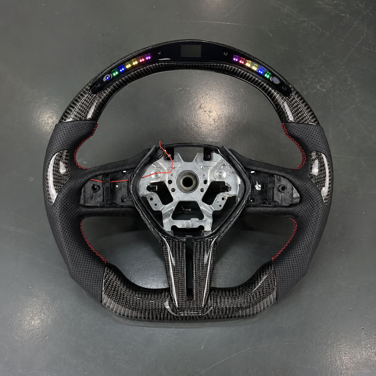 2014-2024 Infiniti Q50/Q60/QX50 LED Carbon Fiber Steering Wheel