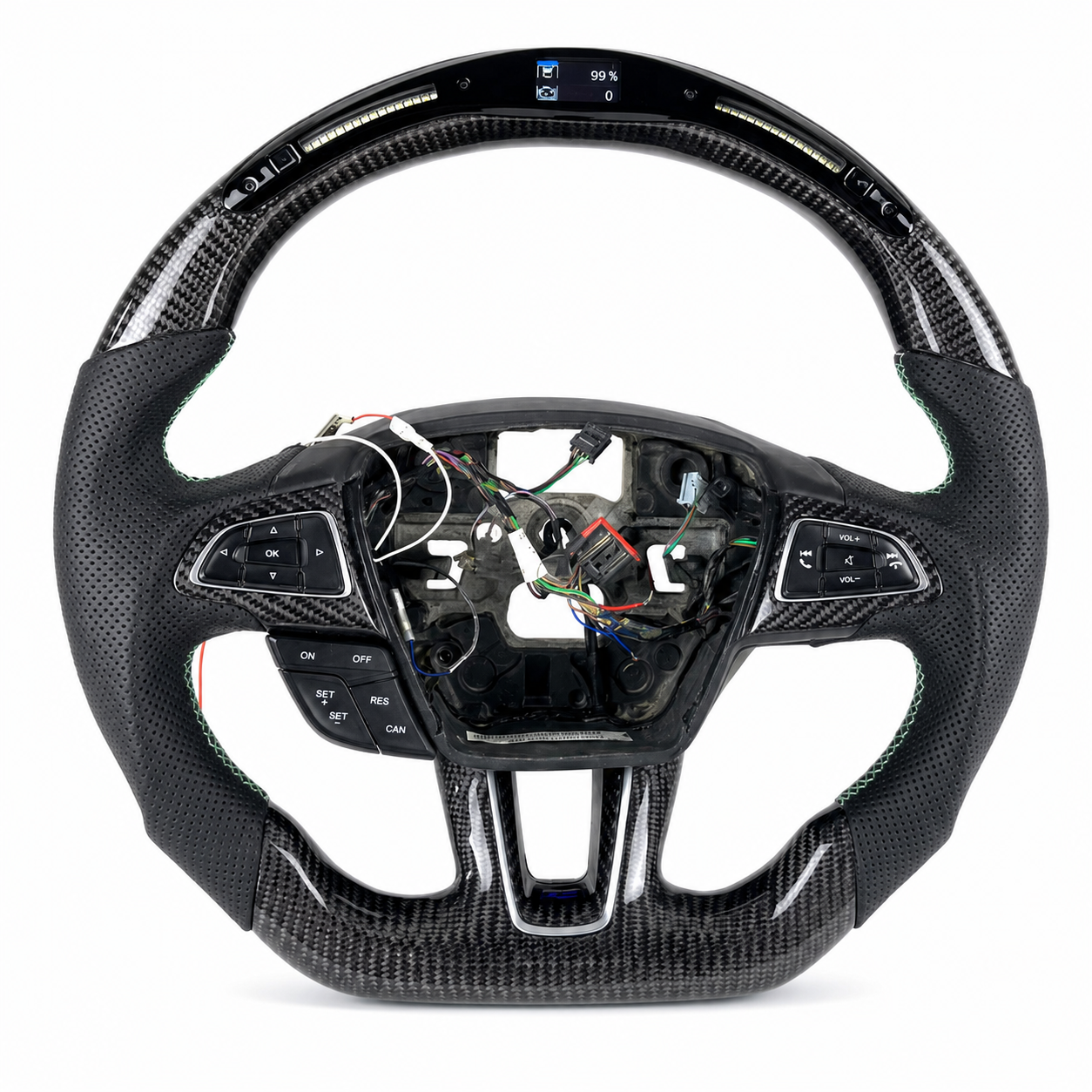2012-2018 Ford Focus MK3 ST/RS Carbon Fiber LED Steering Wheel