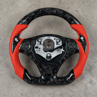 2005-2013 BMW E8X/E9X M Sport Forged Suede Carbon Fiber Steering Wheel