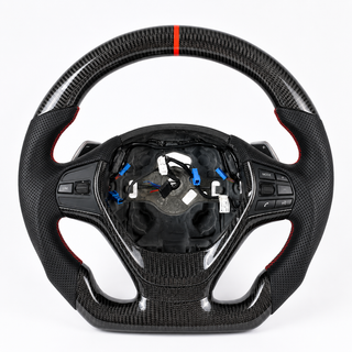 2007-2012 BMW F10/F20/F30/E70/E87 Sport Carbon Fiber Steering Wheel