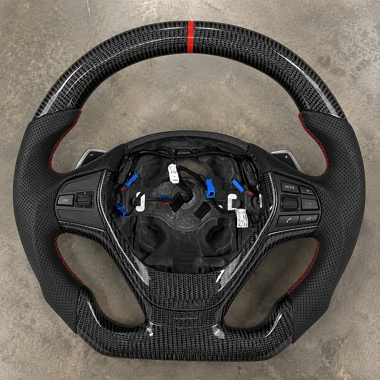 2007-2012 BMW F10/F20/F30/E70/E87 Sport Carbon Fiber Steering Wheel