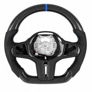 2017-2024 BMW G20/G30/G80/Z4 Suede Carbon Fiber Steering Wheel