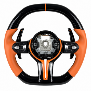 2011-2021 BMW F-Series Leather Carbon Fiber Steering Wheel