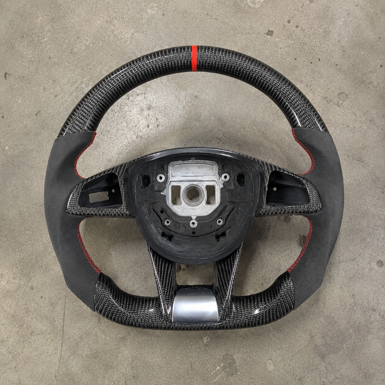 2007-2023 Mercedes-Benz AMG Suede Carbon Fiber Steering Wheel