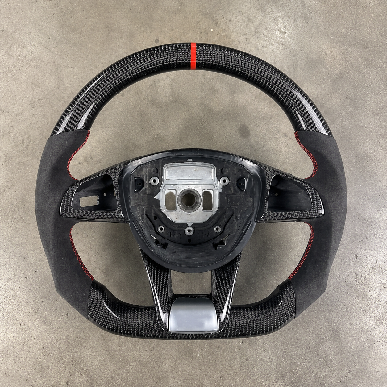 2007-2023 Mercedes-Benz AMG Suede Carbon Fiber Steering Wheel