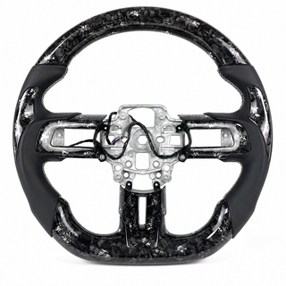 2024-2026 Ford Mustang S650 GT/EcoBoost Suede Carbon Fiber Steering Wheel