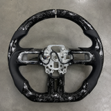 2024-2026 Ford Mustang S650 GT/EcoBoost Suede Carbon Fiber Steering Wheel