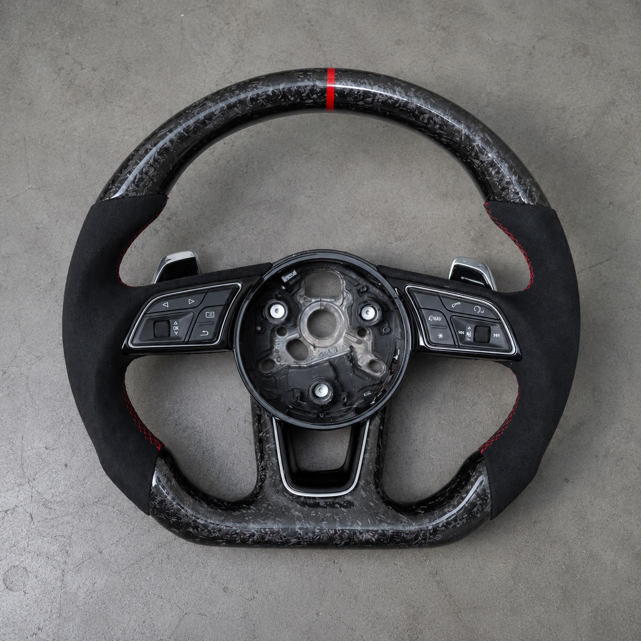 2017-2024 Audi A3/A4/A5/S4/S5/RS Carbon Fiber Steering Wheel