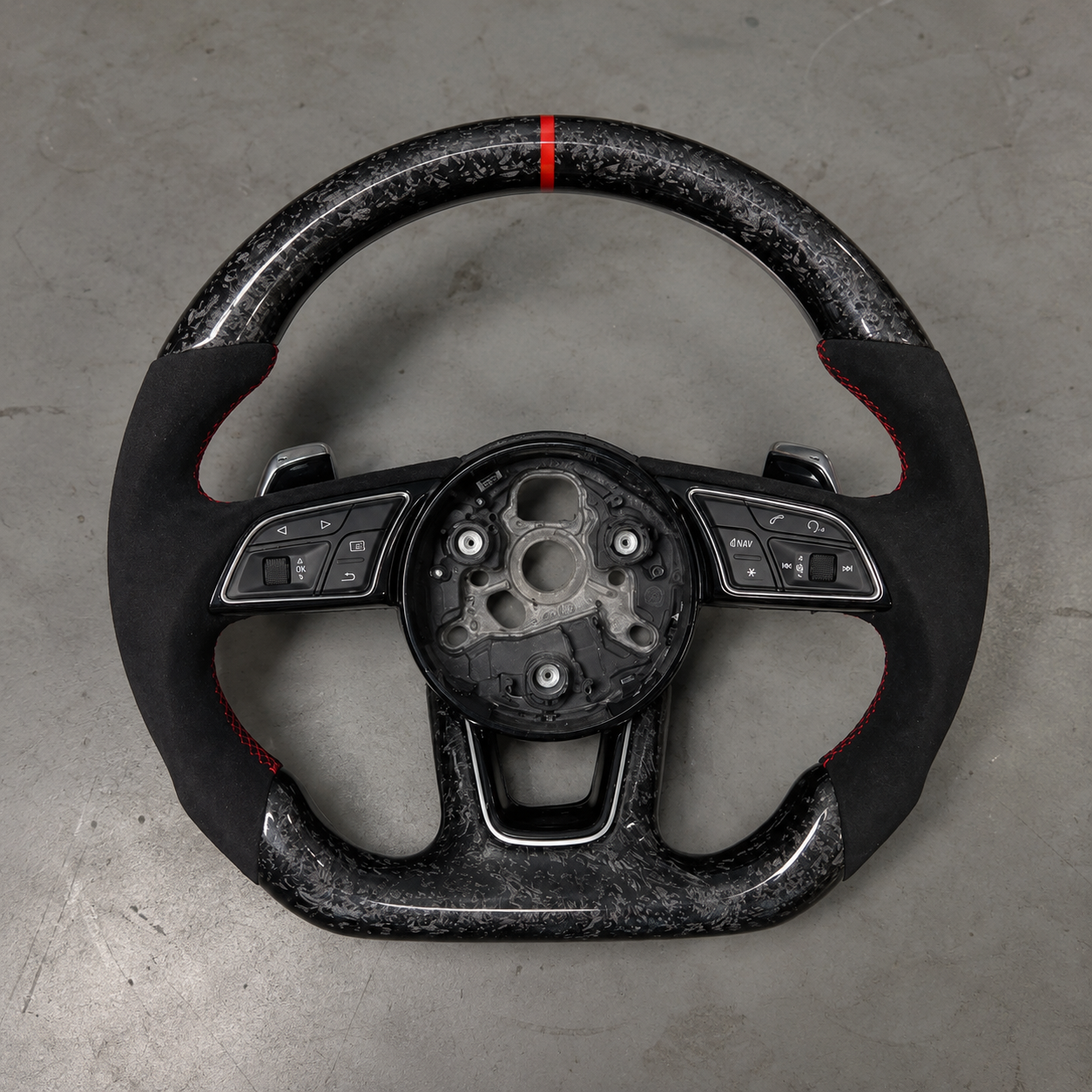 2017-2024 Audi A3/A4/A5/S4/S5/RS Carbon Fiber Steering Wheel