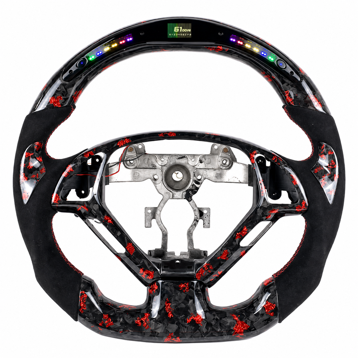 2008-2014 Infiniti G25/G35/G37/Q60 Forged LED Carbon Fiber Steering Wheel