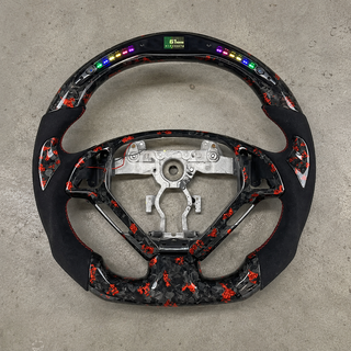 2008-2014 Infiniti G25/G35/G37/Q60 Forged LED Carbon Fiber Steering Wheel