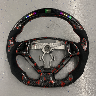 2008-2014 Infiniti G25/G35/G37/Q60 Forged LED Carbon Fiber Steering Wheel