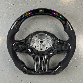 2017-2024 BMW G-Series M340i/M2/M3/M4 LED Carbon Fiber Steering Wheel