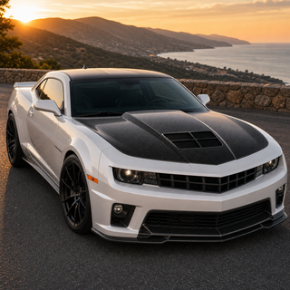 2010-2015 Chevrolet Camaro 5th Gen ZL1 Style Carbon Fiber Hood - Hero product
