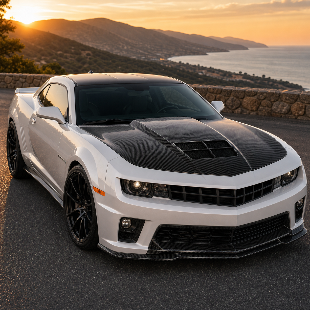 2010-2015 Camaro fifth gen ZL1 Style Carbon Fiber Hood