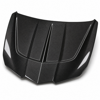 2020-2026 Chevrolet Corvette C8 Carbon Fiber Hood - Detail closeup